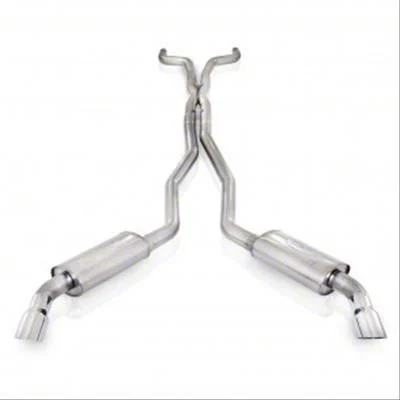 Stainless Works Turbo Chambered Cat-Back Exhaust with Polished Tips; Factory Connect (10-15 Camaro SS)