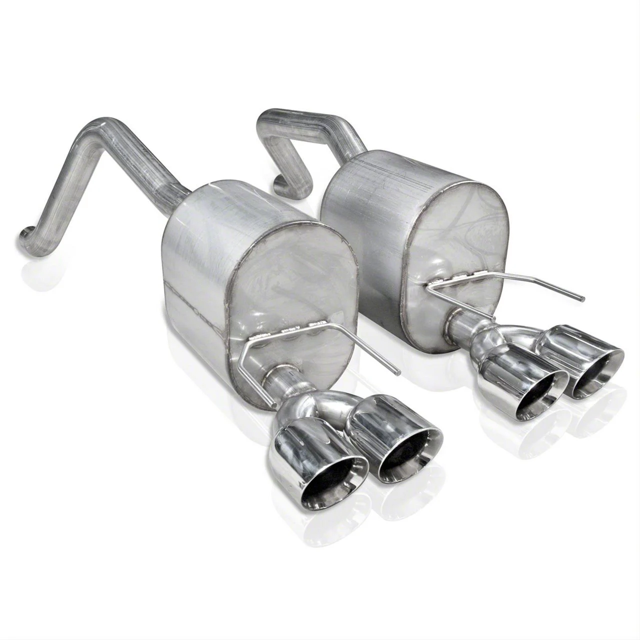 Stainless Works Turbo Chambered Cat-Back Exhaust with Polished Tips; Factory Connect (09-13 6.2L Corvette C6)