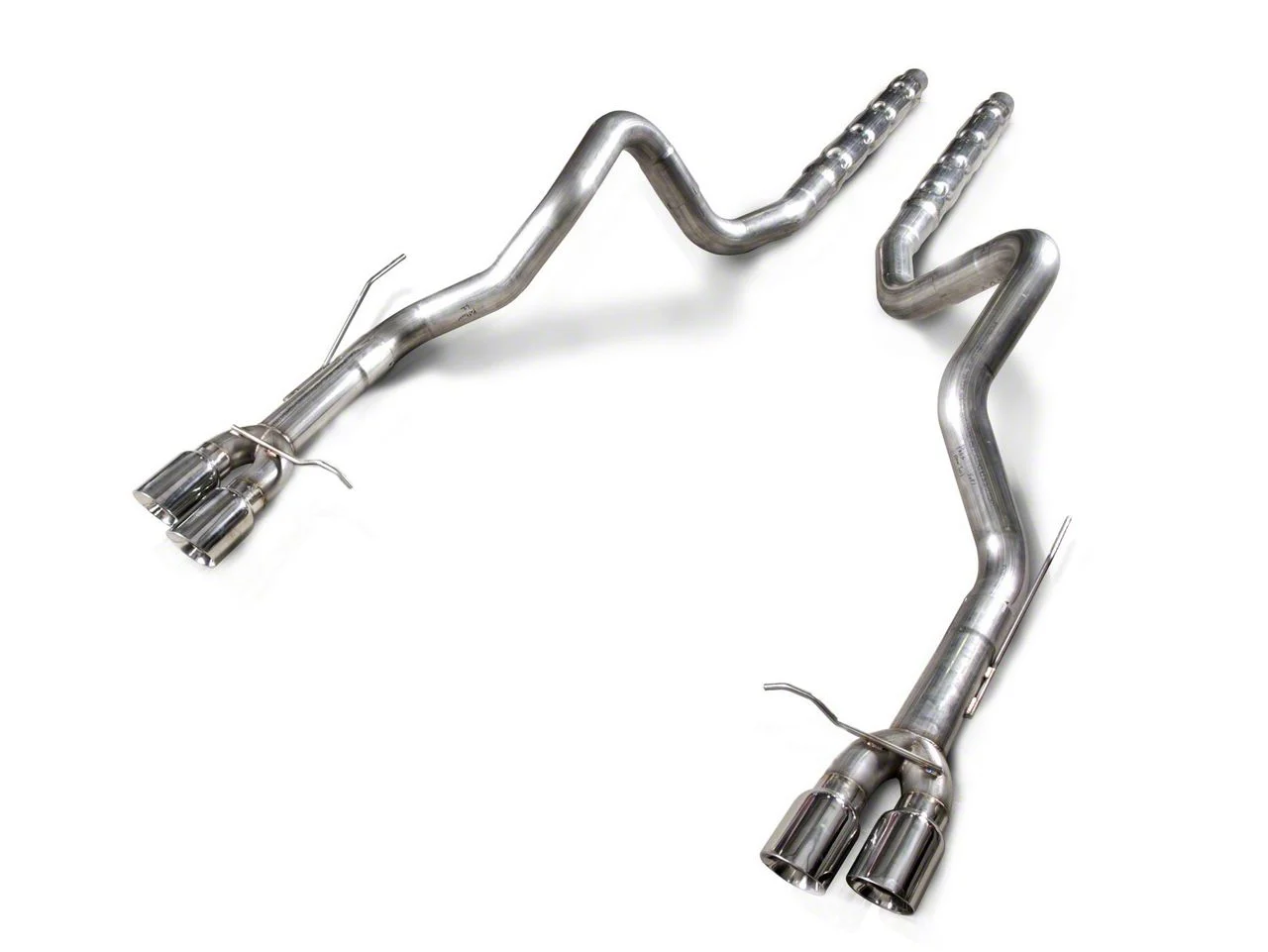 Stainless Works Retro Chambered Resonator Delete Cat-Back Exhaust (13-14 Mustang GT500 w/ Long Tube Headers)