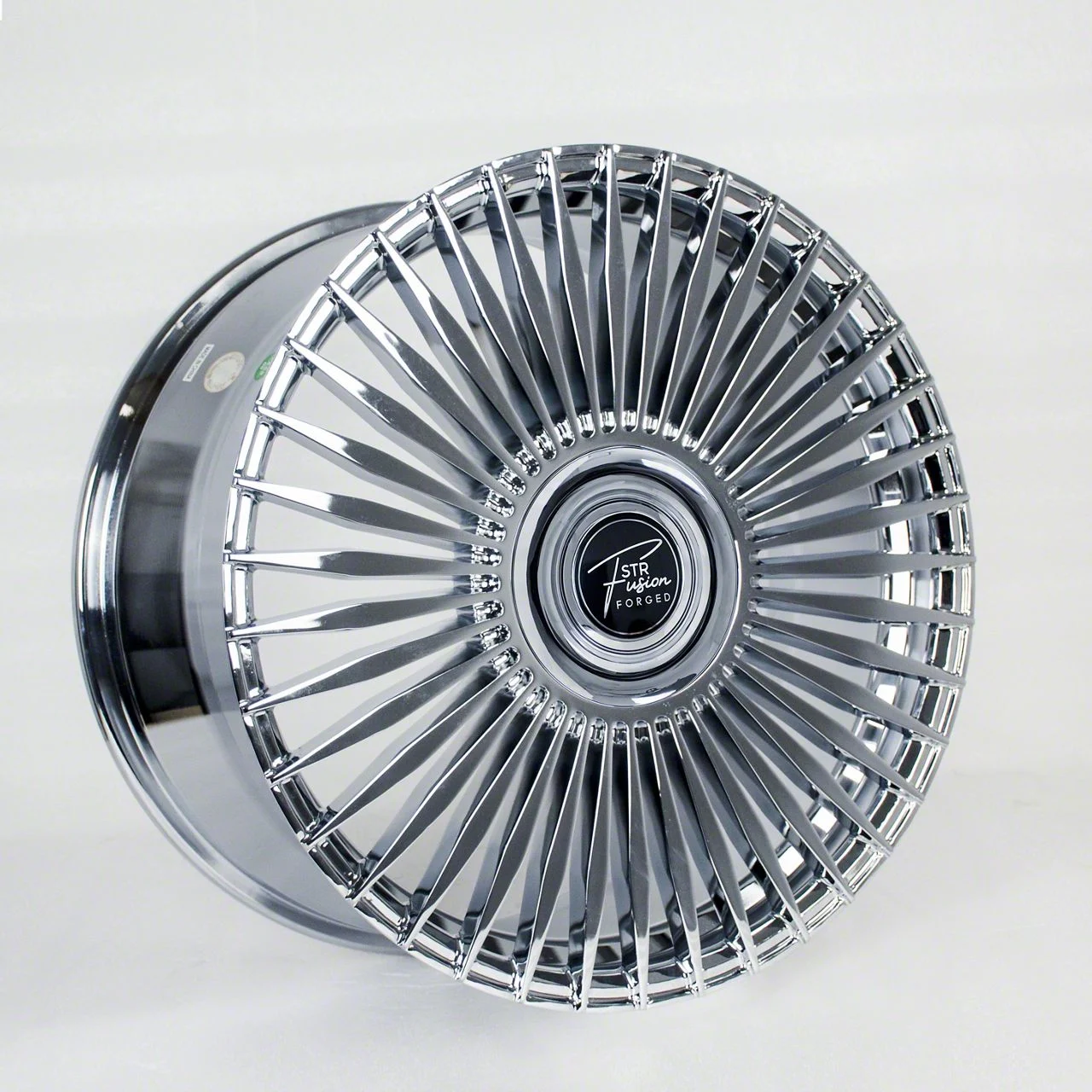 STR Fusion Forged STR803 Chrome Wheel; 20x8.5; 35mm Offset (10-14 Mustang)