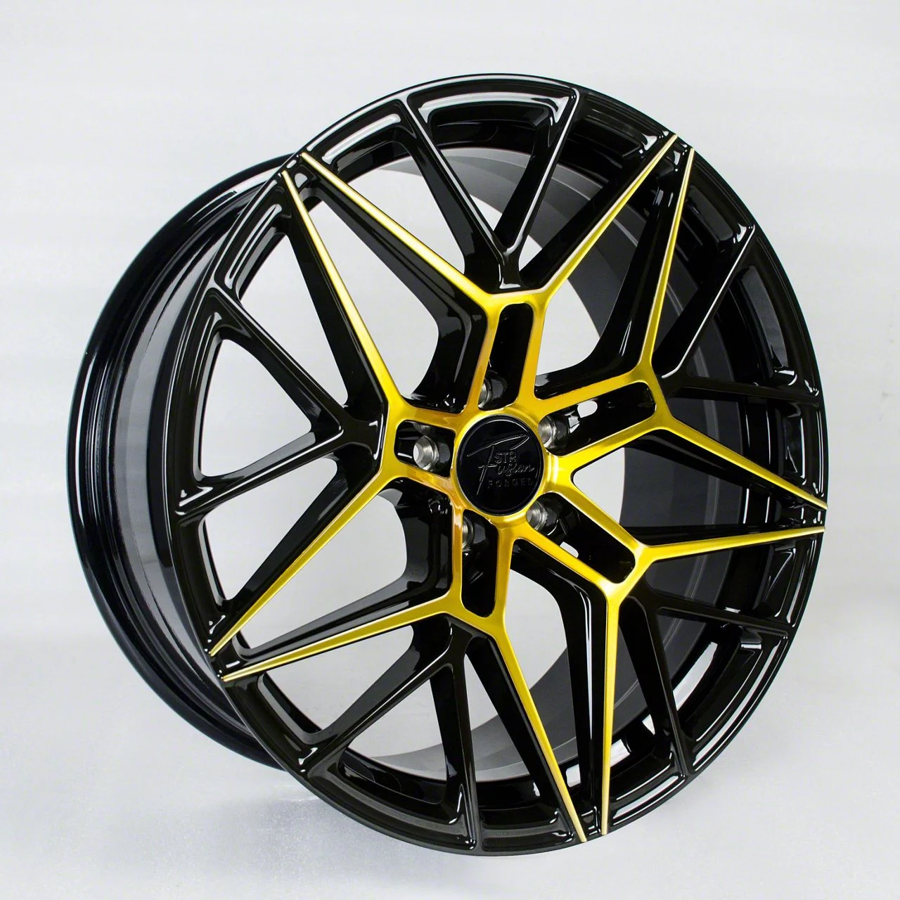 STR Fusion Forged STR801 Magic Gold Wheel; 20x9; 27mm Offset (15-23 Mustang, Excluding GT500)