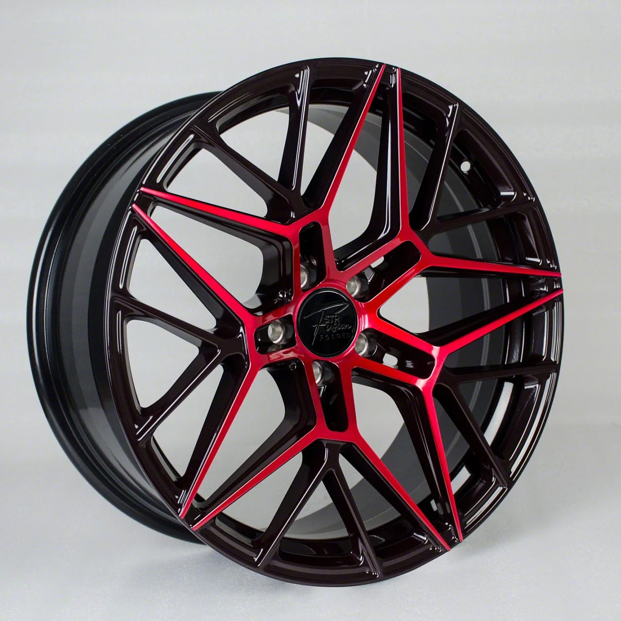 STR Fusion Forged STR801 Magic Gold Wheel; Rear Only; 20x10; 27mm Offset (15-23 Mustang)