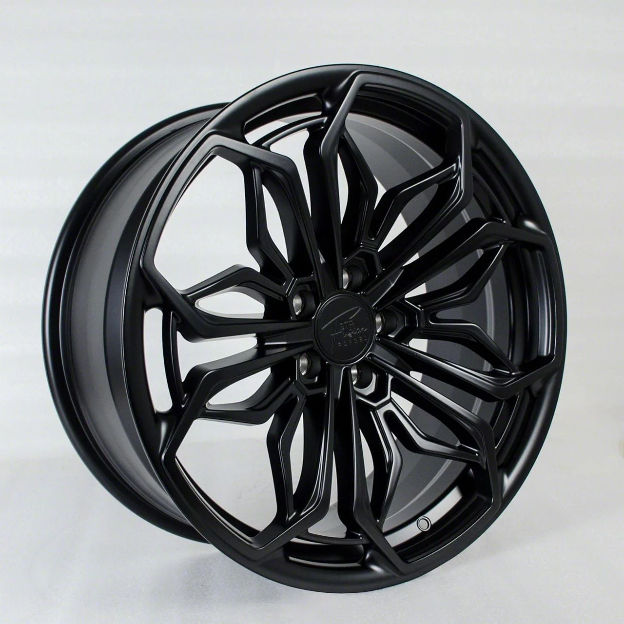 STR Fusion Forged STR802 Satin Black Wheel; Rear Only; 20x10.5; 32mm Offset (15-23 Mustang)