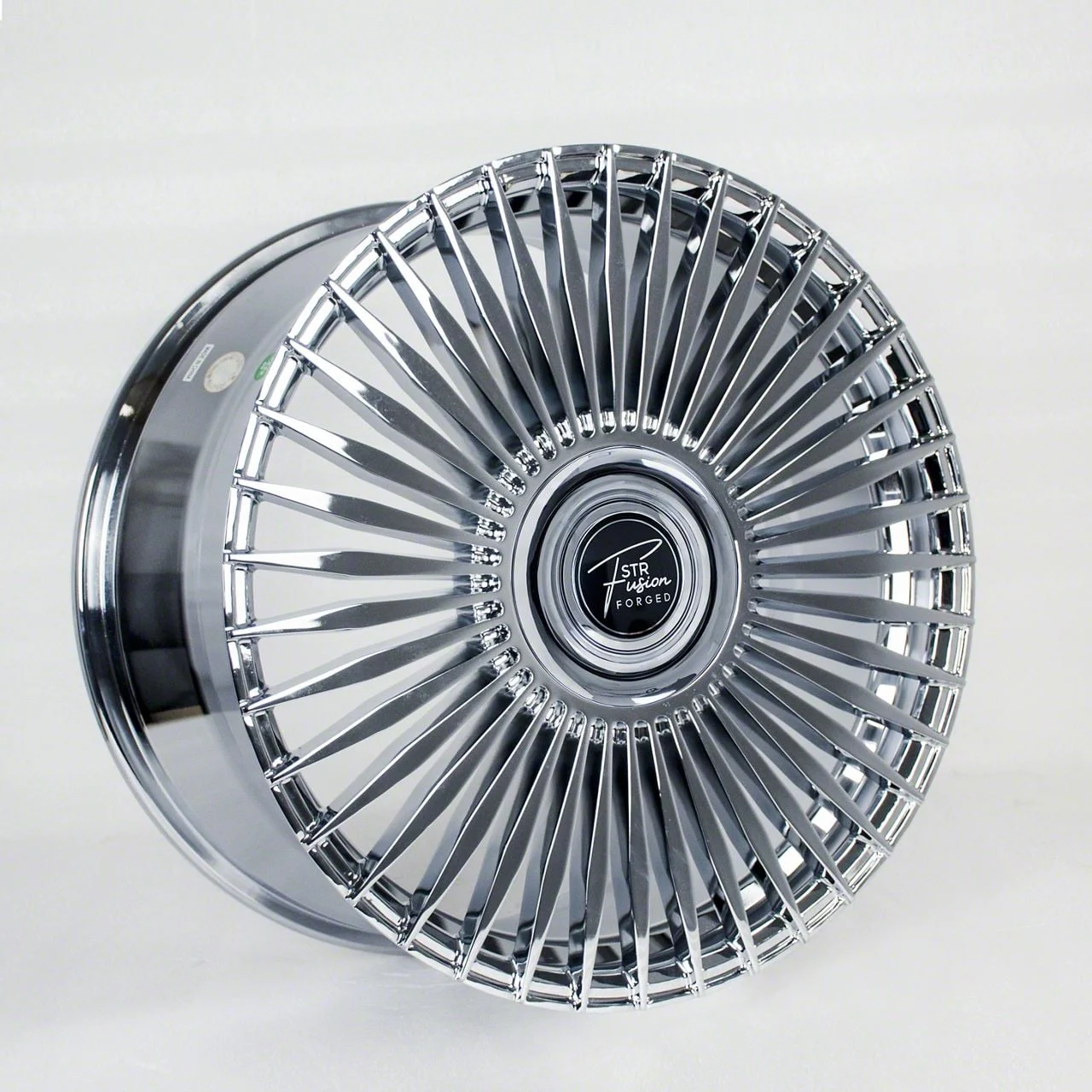 STR Fusion Forged STR803 Chrome Wheel; 20x8.5; 35mm Offset (15-23 Mustang GT, EcoBoost, V6)