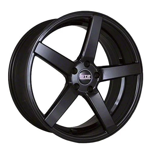 STR Racing STR607 Gloss Black Wheel; 20x9; 30mm Offset (10-14 Mustang)