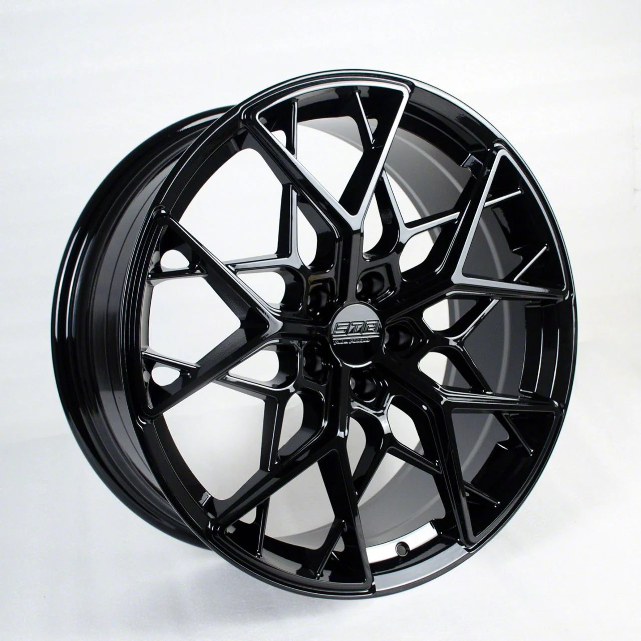 STR Racing STR914 Gloss Black Wheel; 20x8.5; 30mm Offset (10-14 Mustang)