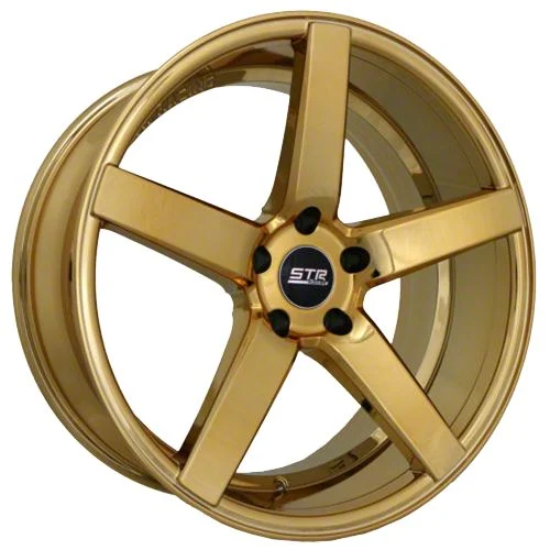 STR Racing STR607 Candy Gold Wheel; 20x9; 30mm Offset (24-26 Mustang)