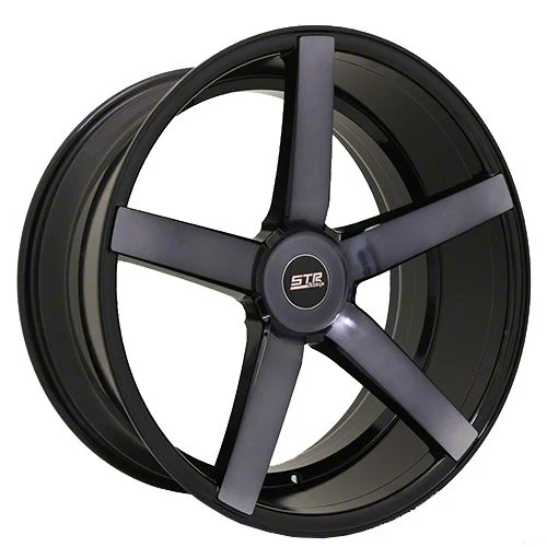 STR Racing STR607 Dark Tint Wheel; 20x9; 30mm Offset (24-26 Mustang)