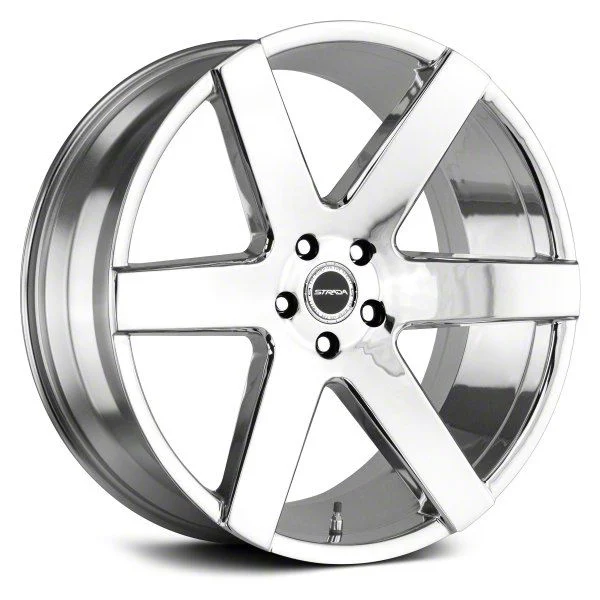 Strada Coda Chrome 6-Lug Wheel; 20x8.5; 30mm Offset (15-20 Yukon)