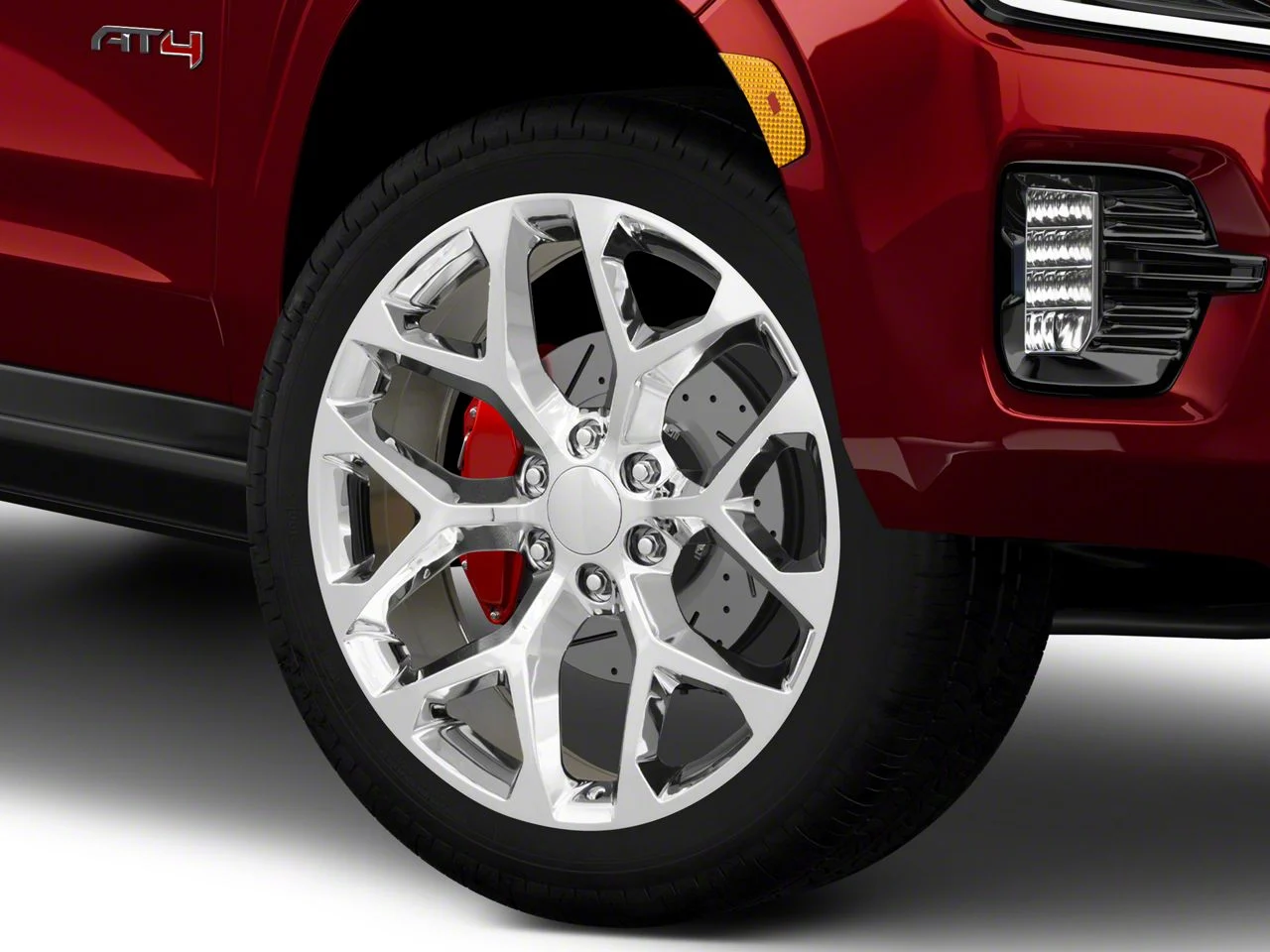 Snowflake Flat Black 6-Lug Wheel; 22x9; 31mm Offset (21-26 Yukon)