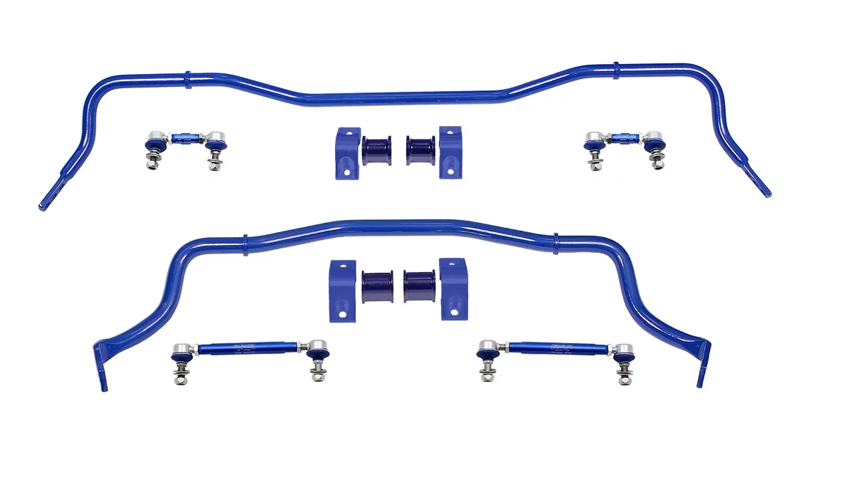 SuperPro Suspension Adjustable Front and Rear Sway Bars (15-25 Mustang)