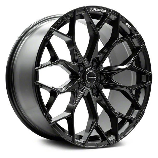Superspeed Wheels RF07 Matte Black Wheel; 20x10; 18mm Offset (06-10 RWD Charger)