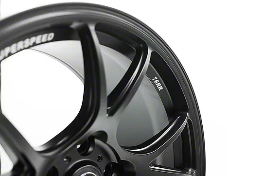 Superspeed Wheels 76RR Matte Black Wheel; 18x8.5; 35mm Offset (10-14 Mustang GT w/o Performance Pack, V6)