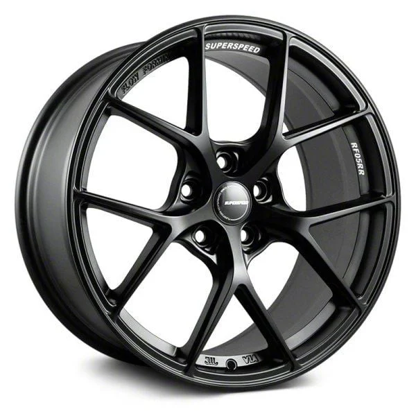 Superspeed Wheels RF05RR Matte Black Wheel; 20x9.5; 35mm Offset (10-14 Mustang)
