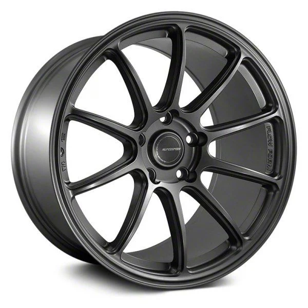 Superspeed Wheels RF03RR Matte Gunmetal Wheel; 18x8.5; 35mm Offset (16-24 Camaro LS, LT, LT1)