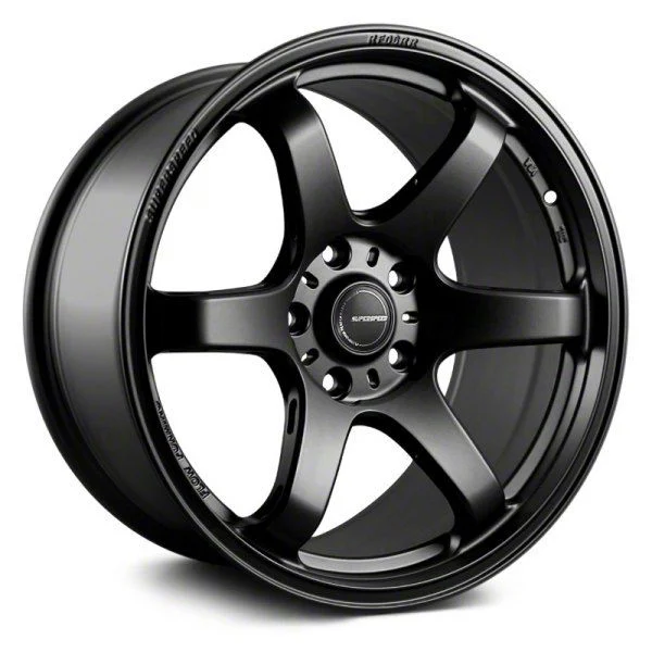 Superspeed Wheels RF06RR Matte Black Wheel; 18x9.5; 38mm Offset (16-24 Camaro LS, LT, LT1)