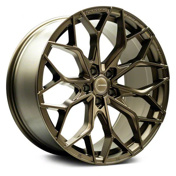 Superspeed Wheels RF07 Satin Bronze Wheel; 20x1; 18mm Offset (11-23 RWD Charger, Excluding Widebody)