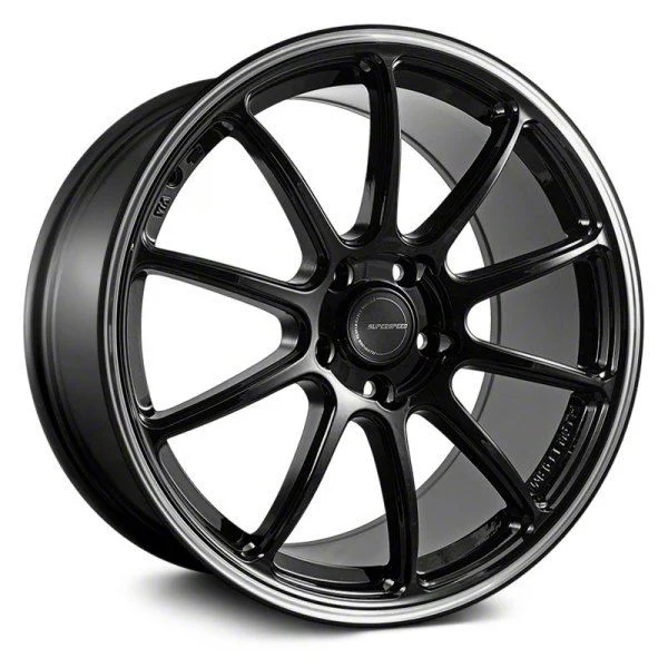 Superspeed Wheels RF03RR Gloss Black Machined Wheel; 18x8.5; 45mm Offset (15-23 Mustang GT, EcoBoost, V6)