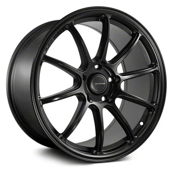 Superspeed Wheels RF03RR Matte Black Wheel; 18x8.5; 45mm Offset (15-23 Mustang GT, EcoBoost, V6)
