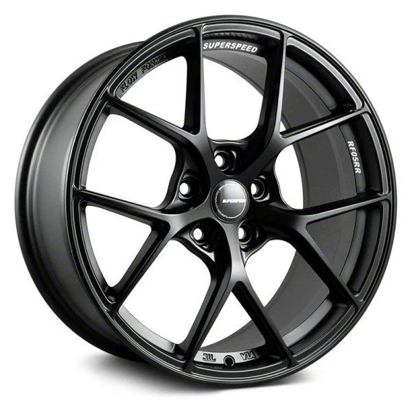 Superspeed Wheels RF05RR Matte Black Wheel; 20x9.5; 35mm Offset (15-23 Mustang GT, EcoBoost, V6)