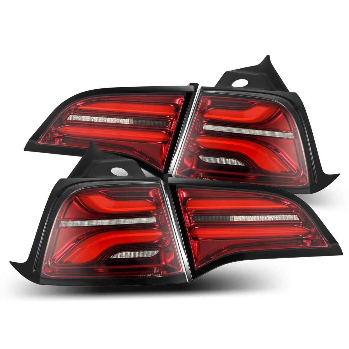 17-22 Tesla Model 3 / 20-22 Model Y PRO-Series LED Tail Lights Red Smoke