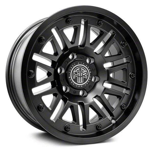 Thret Offroad Storm Satin Black 6-Lug Wheel; 20x9; 0mm Offset (07-14 Yukon)
