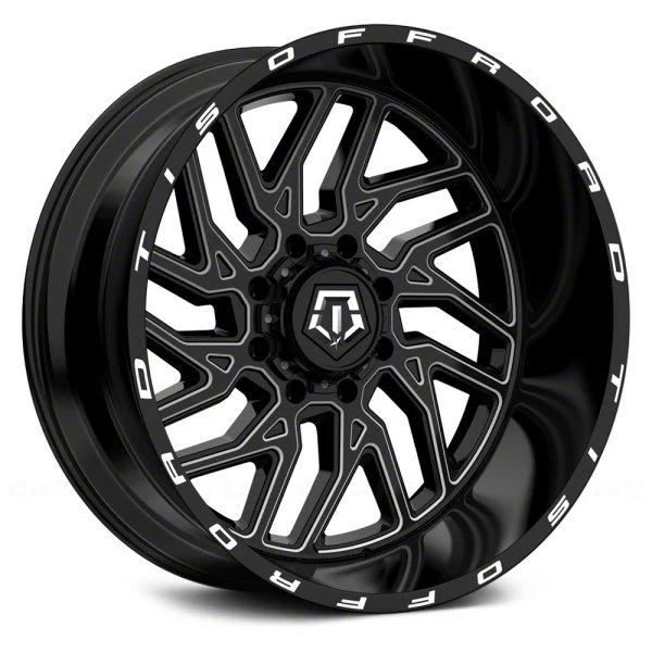 TIS 544BM Gloss Black 6-Lug Wheel; 22x12; -51mm Offset (07-14 Tahoe)