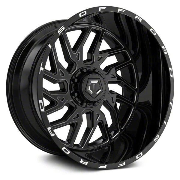 TIS 544BM Gloss Black 6-Lug Wheel; 22x14; -76mm Offset (07-14 Tahoe)