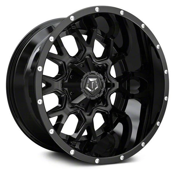 TIS 549B Satin Black 6-Lug Wheel; 17x9; -12mm Offset (07-14 Tahoe)