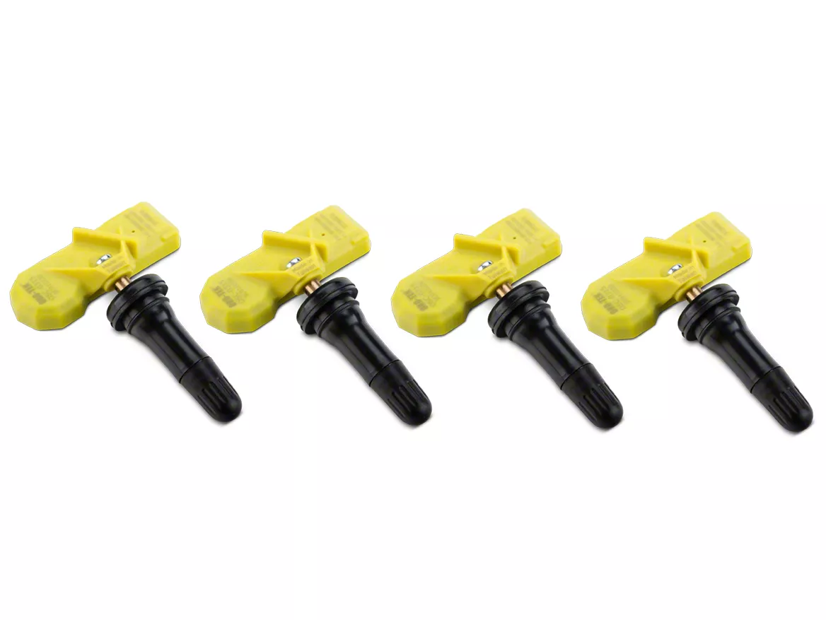 Valve Stem-Mounted TPMS Sensors; Set of Four (07-09 Mustang)