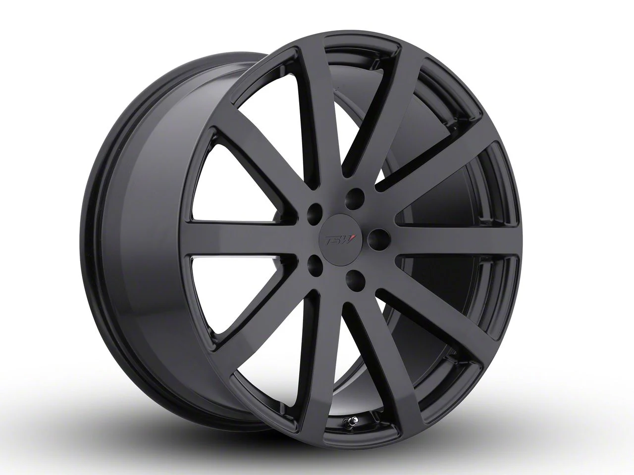 TSW Brooklands Matte Black Wheel; 20x8.5; 30mm Offset (15-23 Mustang GT, EcoBoost, V6)