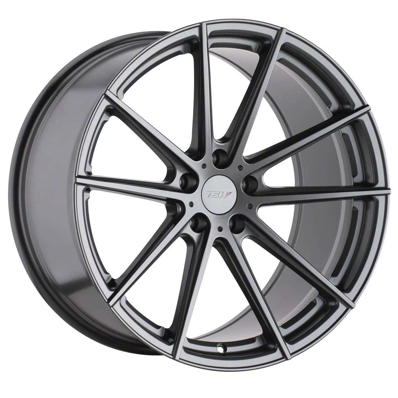 TSW Bathurst Gloss Gunmetal Wheel; 18x8; 40mm Offset (21-26 Mustang Mach-E, Excluding GT)