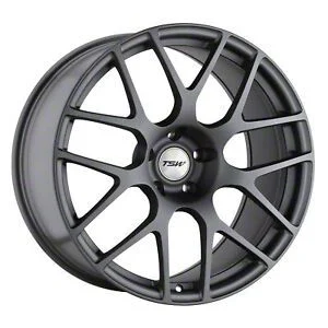 TSW Nurburgring Matte Gunmetal Wheel; 21x9; 40mm Offset (21-26 Mustang Mach-E)