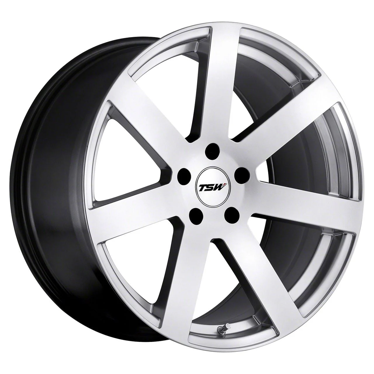 TSW Bardo Hyper Silver Wheel; 19x8; 20mm Offset (10-14 Mustang)