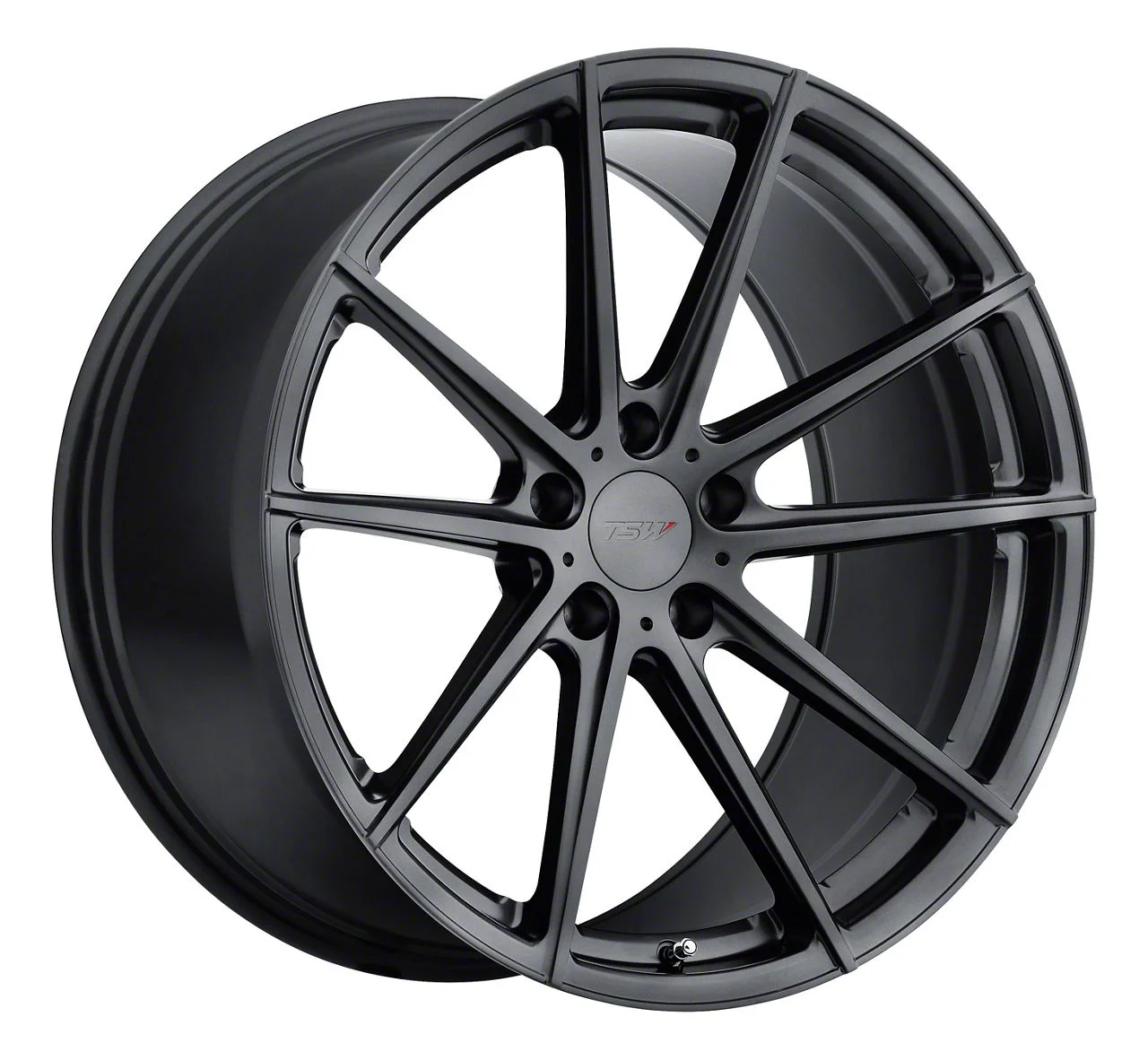 TSW Bathurst Gloss Gunmetal Wheel; 19x8; 35mm Offset (10-14 Mustang)