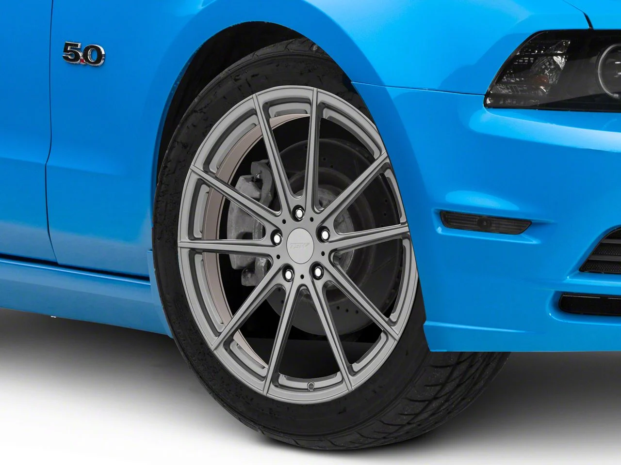 TSW Bathurst Gloss Gunmetal Wheel; 19x9.5; 39mm Offset (10-14 Mustang)