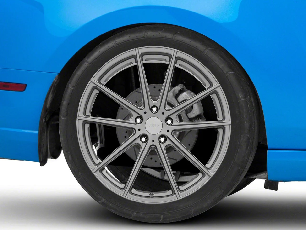TSW Bathurst Gloss Gunmetal Wheel; Rear Only; 20x10; 40mm Offset (10-14 Mustang)