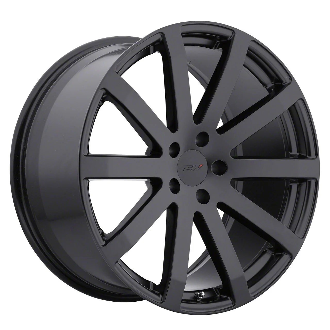 TSW Brooklands Matte Black Wheel; 20x8.5; 30mm Offset (10-14 Mustang)