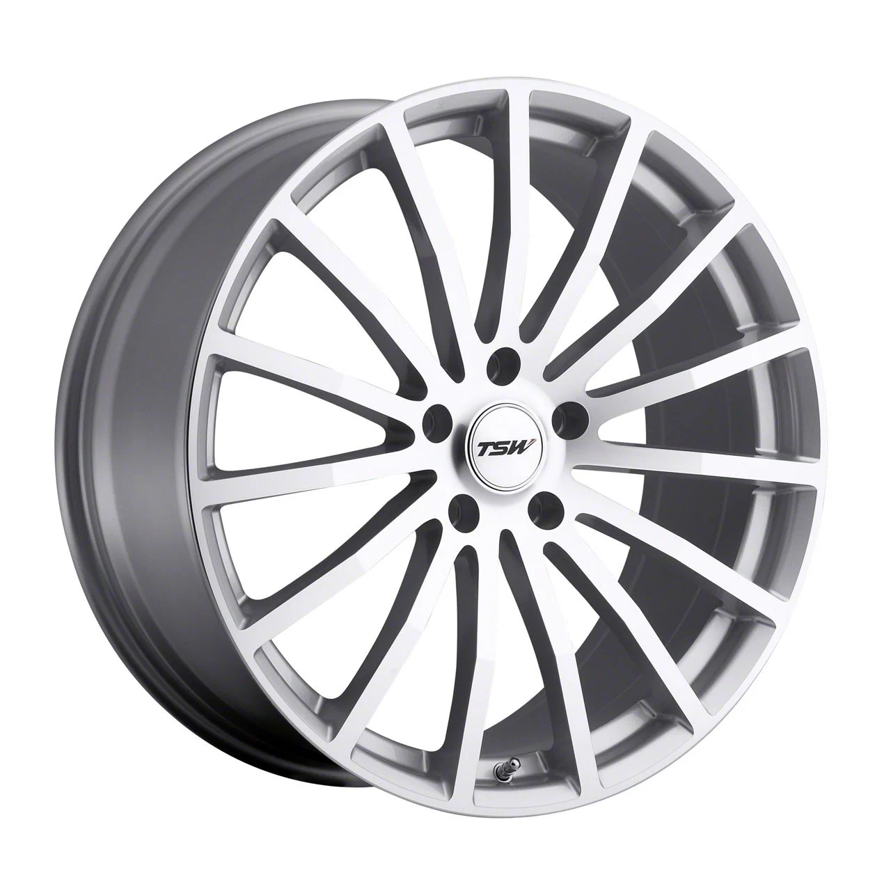 TSW Mallory Silver Wheel; Rear Only; 19x9.5; 40mm Offset (10-14 Mustang)