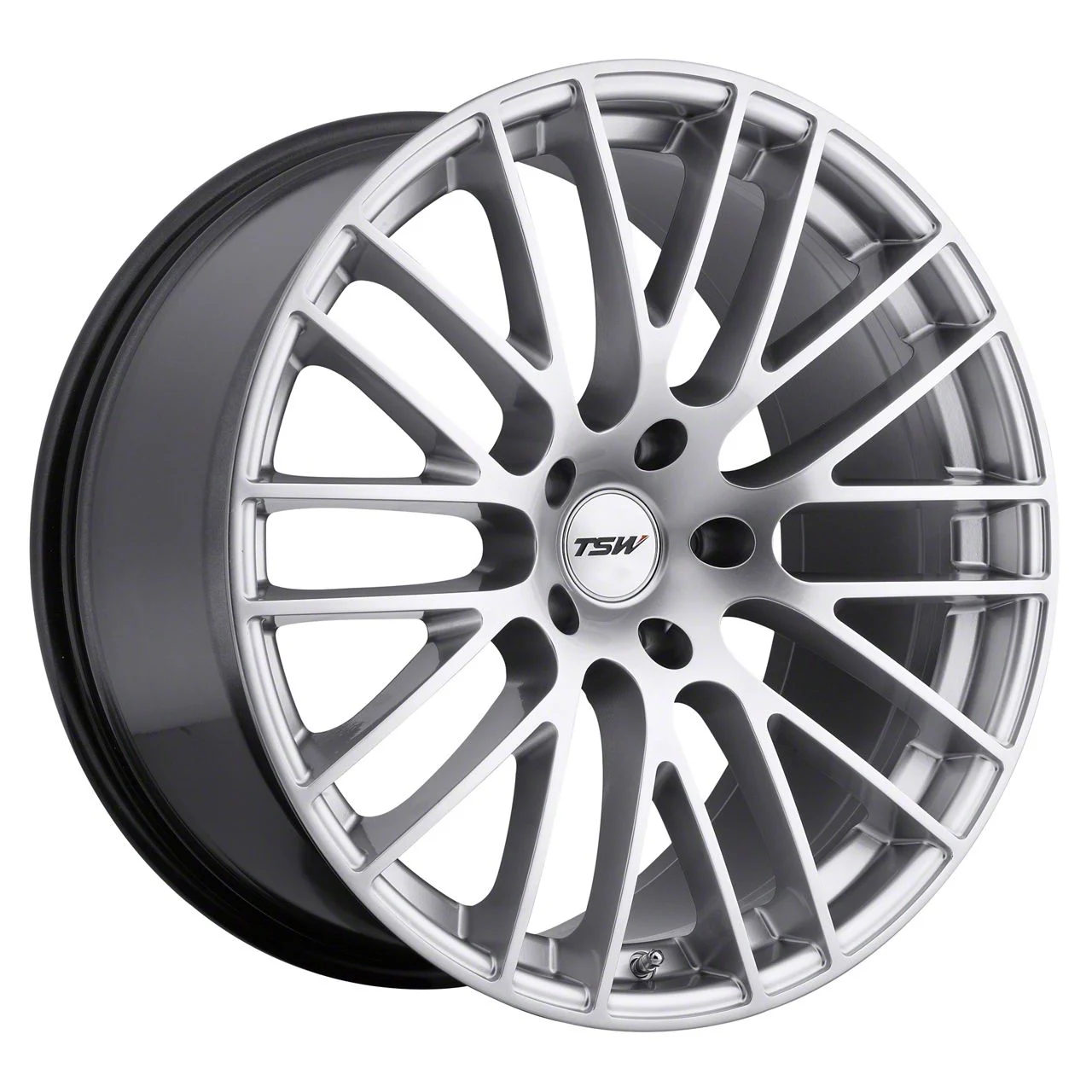 TSW Max Hyper Silver Wheel; Rear Only; 20x10; 40mm Offset (10-14 Mustang)