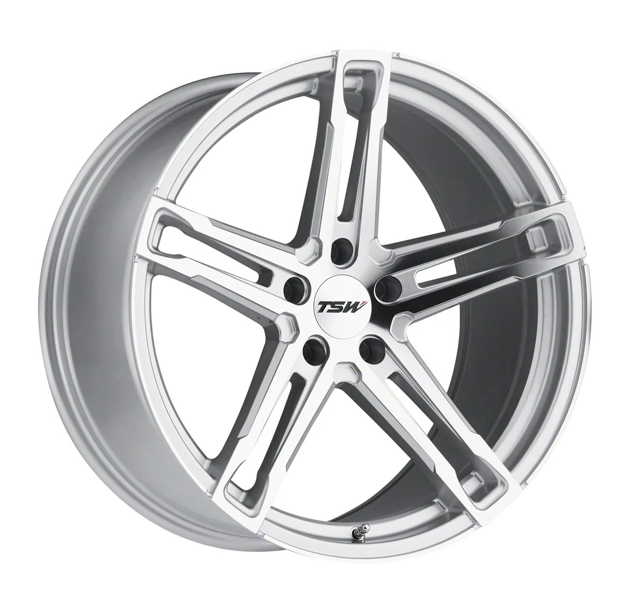TSW Mechanica Silver Wheel; 20x9.5; 35mm Offset (10-14 Mustang)