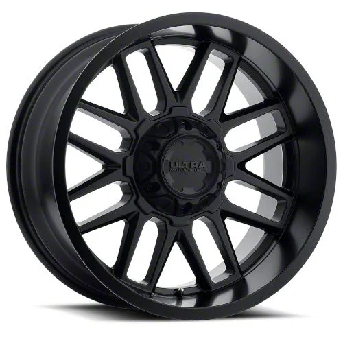 Ultra Wheels Butcher Satin Black 8-Lug Wheel; 18x9; 12mm Offset (11-16 F-250 Super Duty)