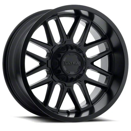 Ultra Wheels Butcher Satin Black 8-Lug Wheel; 20x9; -12mm Offset (11-16 F-250 Super Duty)