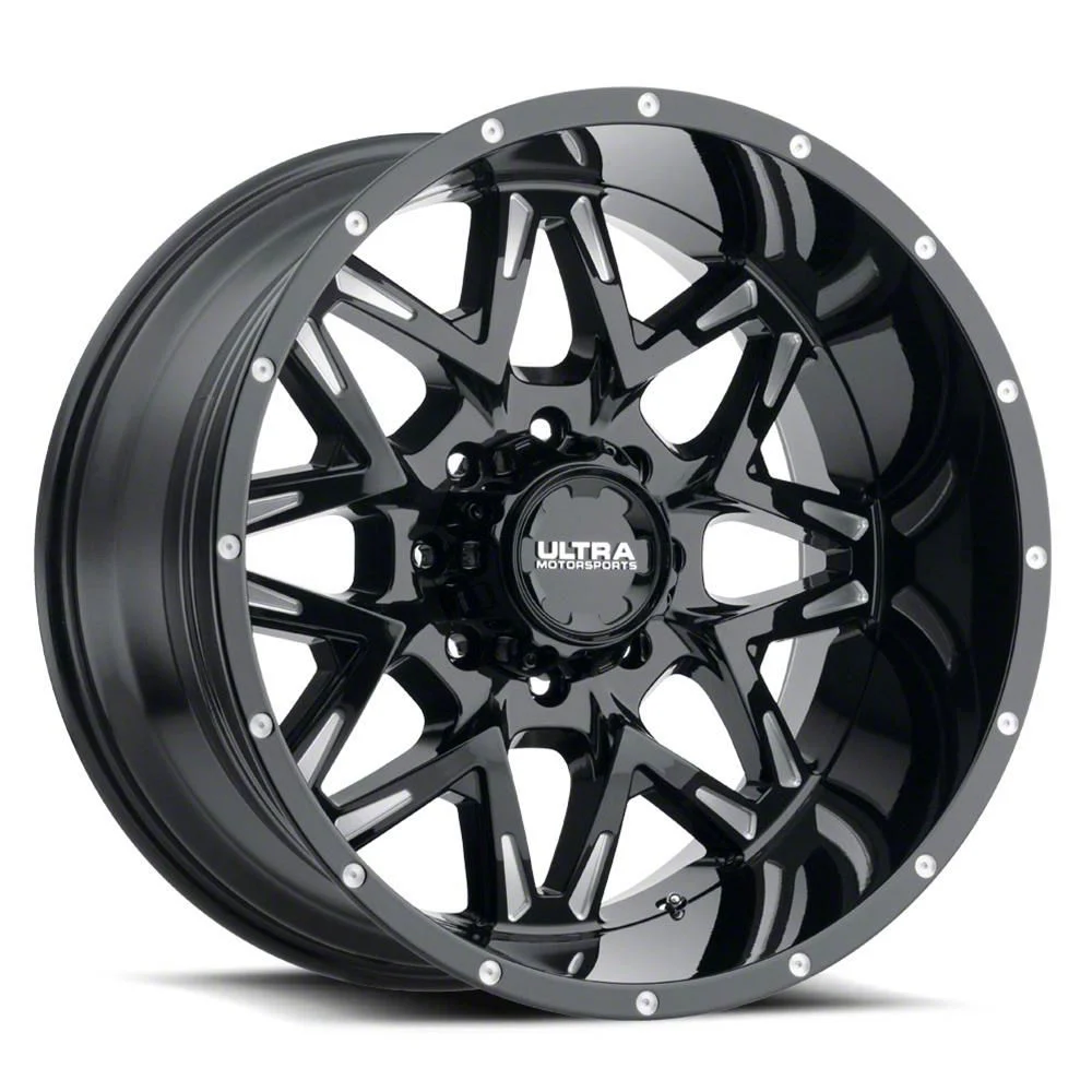 Ultra Wheels Carnivore Gloss Black 8-Lug Wheel; 22x12; -44mm Offset (11-16 F-250 Super Duty)