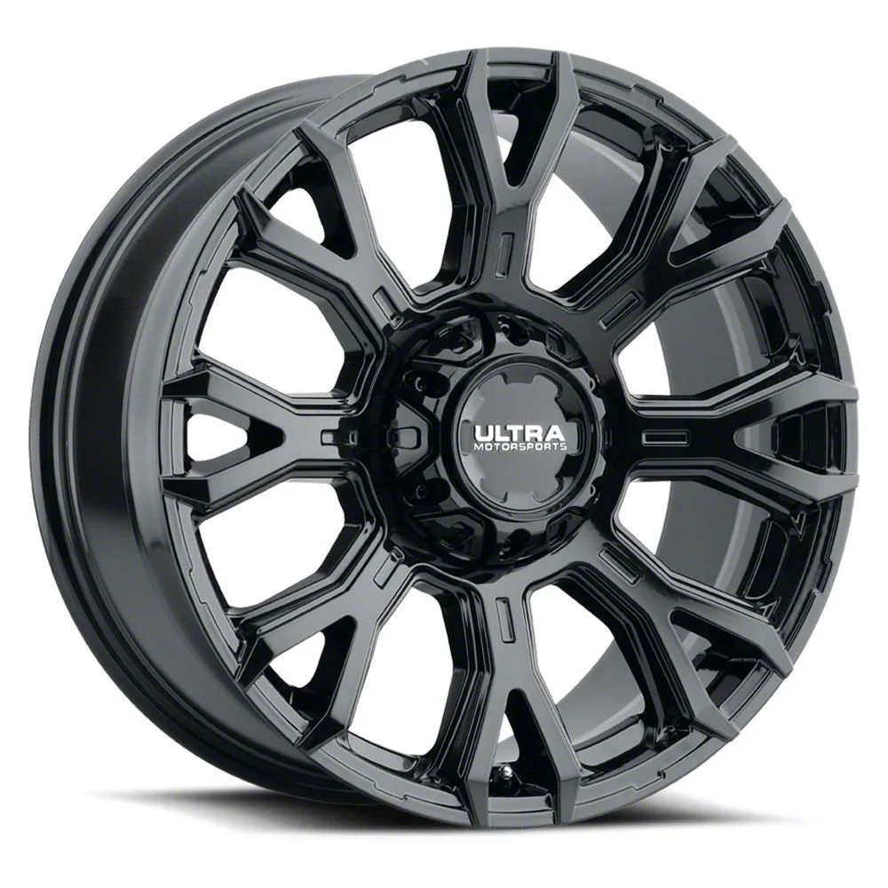 Ultra Wheels Scorpion Gloss Black 8-Lug Wheel; 20x9; 18mm Offset (11-16 F-250 Super Duty)