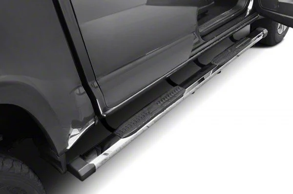 CB1 Side Step Bars; Stainless Steel (15-26 F-150 SuperCrew)