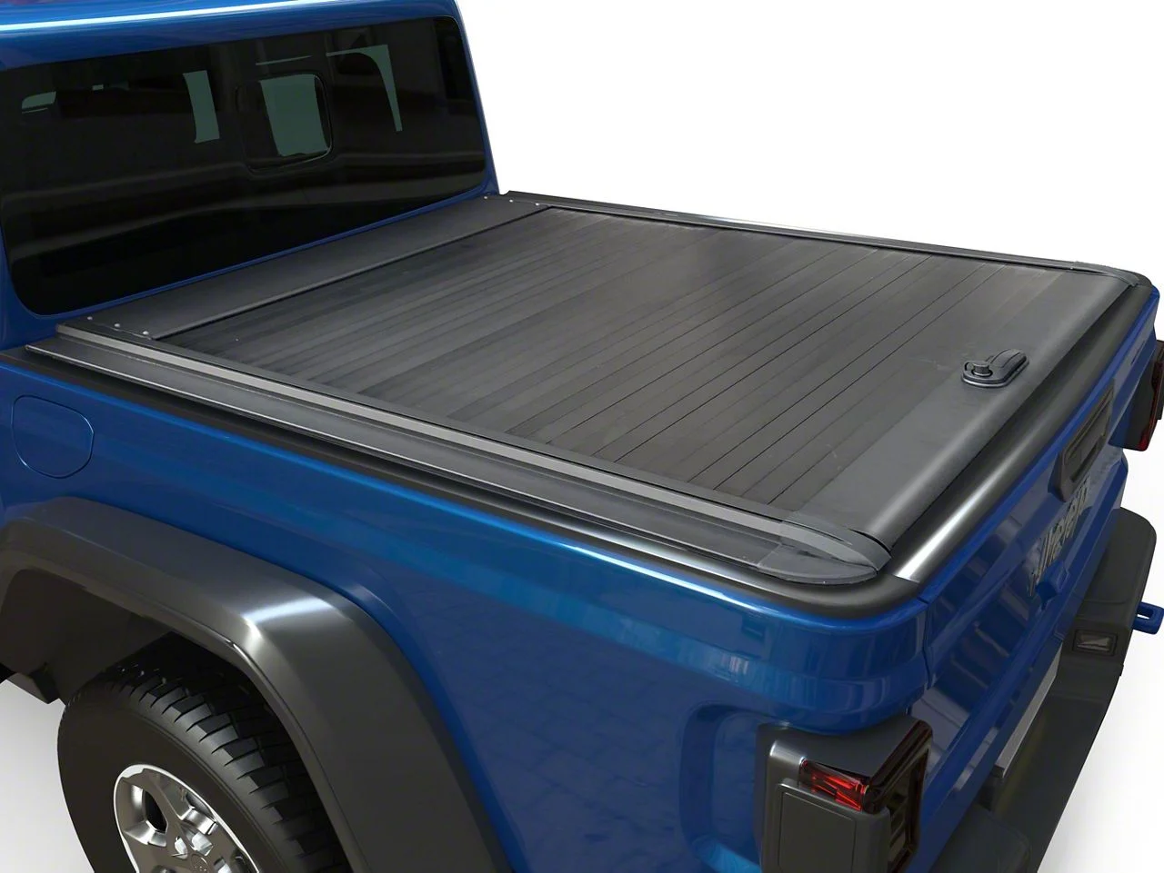 Retractable Tonneau Cover; Black (19-26 Sierra 1500 w/ 6.50-Foot Standard Box)