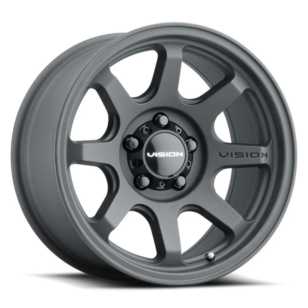 Flow Satin Black 6-Lug Wheel; 17x9; -12mm Offset (07-14 Yukon)