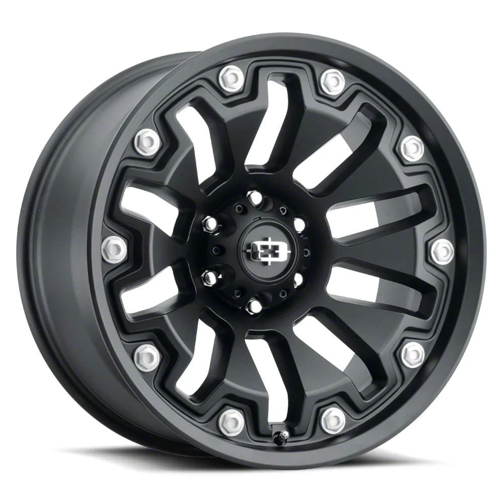 Armor Satin Black 6-Lug Wheel; 20x9; 0mm Offset (07-14 Yukon)