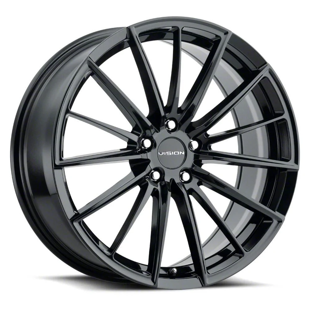 Axis Gloss Black Wheel; 20x8.5; 35mm Offset (15-23 Mustang GT, EcoBoost, V6)